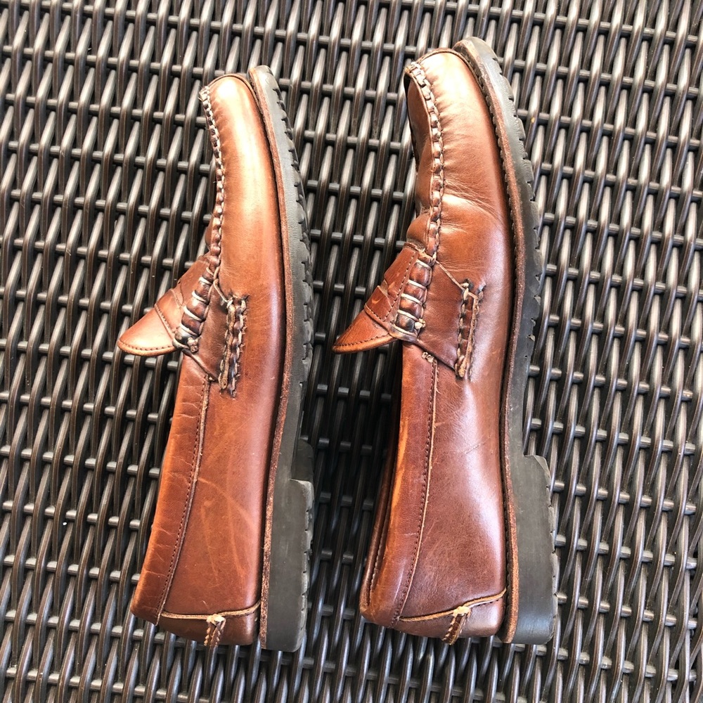 Allen Edmonds “Rockland” Brown Leather Penny Loafers / Size 9.5 D - Picture 4 of 6
